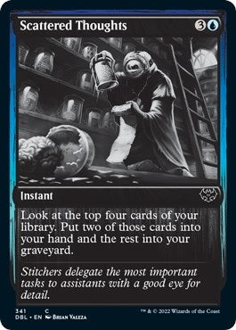 Image for Scattered Thoughts (341) (Innistrad: Double Feature) - Magic: The Gathering