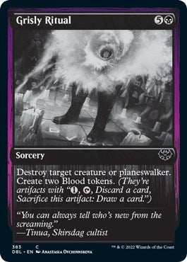 Image for Grisly Ritual (383) (Innistrad: Double Feature) - Magic: The Gathering
