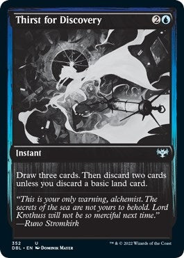 Image for Thirst for Discovery (352) (Innistrad: Double Feature) - Magic: The Gathering