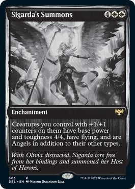 Image for Sigarda's Summons (303) (Innistrad: Double Feature) - Magic: The Gathering