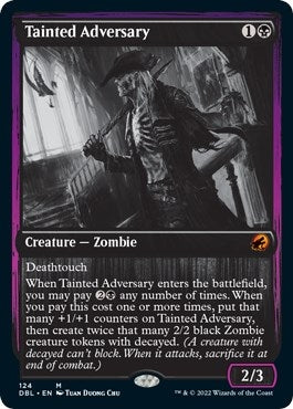 Image for Tainted Adversary (124) (Innistrad: Double Feature) - Magic: The Gathering