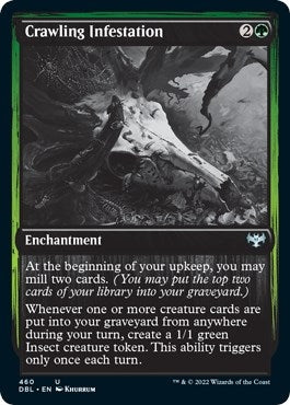 Image for Crawling Infestation (460) (Innistrad: Double Feature) - Magic: The Gathering
