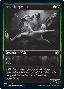Image for Bounding Wolf (170) (Innistrad: Double Feature) - Magic: The Gathering