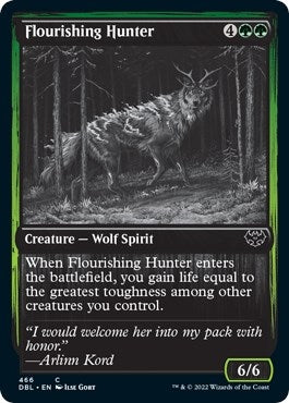 Image for Flourishing Hunter (466) (Innistrad: Double Feature) - Magic: The Gathering