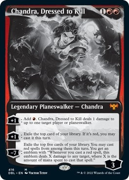 Image for Chandra, Dressed to Kill (416) (Innistrad: Double Feature) - Magic: The Gathering