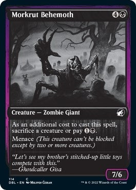 Image for Morkrut Behemoth (114) (Innistrad: Double Feature) - Magic: The Gathering
