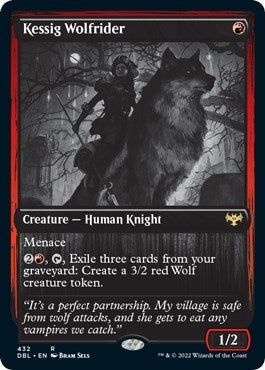 Image for Kessig Wolfrider (432) (Innistrad: Double Feature) - Magic: The Gathering