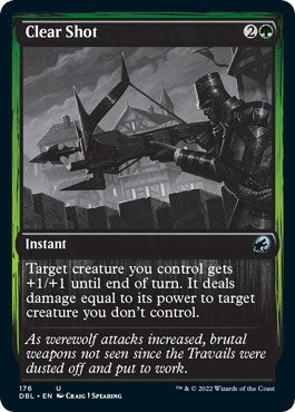 Image for Clear Shot (176) (Innistrad: Double Feature) - Magic: The Gathering