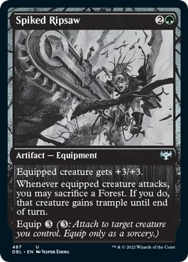 Image for Spiked Ripsaw (487) (Innistrad: Double Feature) - Magic: The Gathering