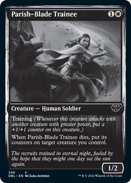 Image for Parish-Blade Trainee (296) (Innistrad: Double Feature) - Magic: The Gathering