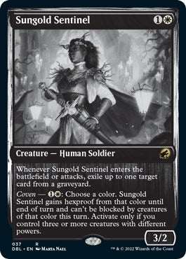 Image for Sungold Sentinel (37) (Innistrad: Double Feature) - Magic: The Gathering