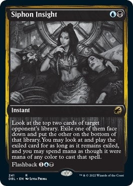 Image for Siphon Insight (241) (Innistrad: Double Feature) - Magic: The Gathering