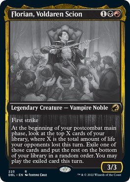 Image for Florian, Voldaren Scion (223) (Innistrad: Double Feature) - Magic: The Gathering