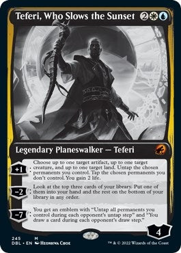 Image for Teferi, Who Slows the Sunset (245) (Innistrad: Double Feature) - Magic: The Gathering