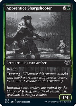 Image for Apprentice Sharpshooter (452) (Innistrad: Double Feature) - Magic: The Gathering