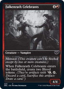 Image for Falkenrath Celebrants (423) (Innistrad: Double Feature) - Magic: The Gathering