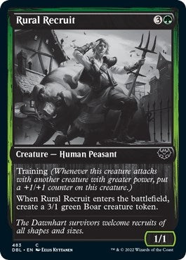 Image for Rural Recruit (483) (Innistrad: Double Feature) - Magic: The Gathering