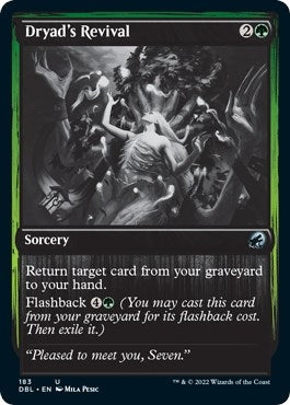 Image for Dryad's Revival (183) (Innistrad: Double Feature) - Magic: The Gathering