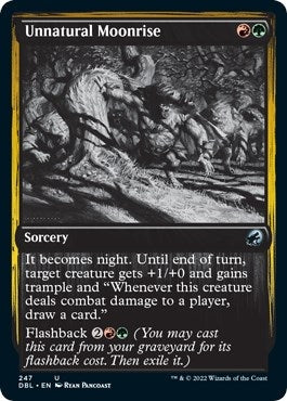 Image for Unnatural Moonrise (247) (Innistrad: Double Feature) - Magic: The Gathering
