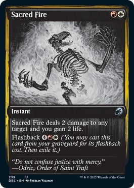 Image for Sacred Fire (239) (Innistrad: Double Feature) - Magic: The Gathering