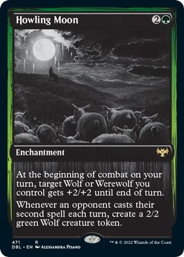 Image for Howling Moon (471) (Innistrad: Double Feature) - Magic: The Gathering