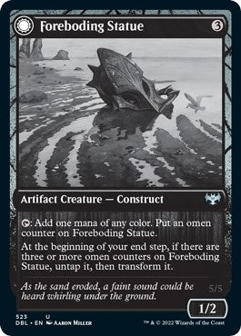 Image for Foreboding Statue (523) (Innistrad: Double Feature) - Magic: The Gathering