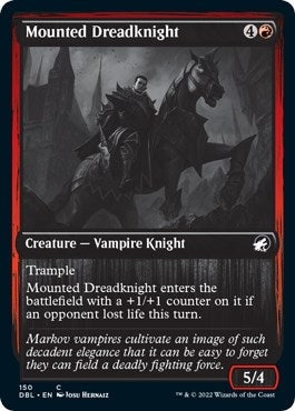 Image for Mounted Dreadknight (150) (Innistrad: Double Feature) - Magic: The Gathering