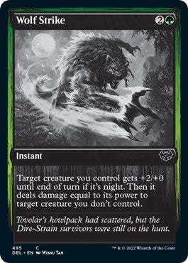Image for Wolf Strike (495) (Innistrad: Double Feature) - Magic: The Gathering