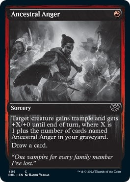 Image for Ancestral Anger (409) (Innistrad: Double Feature) - Magic: The Gathering