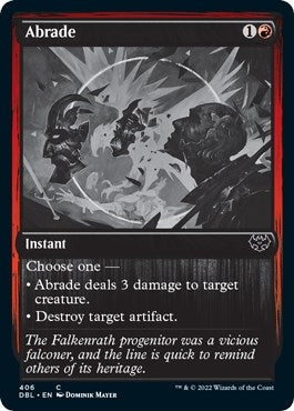 Image for Abrade (406) (Innistrad: Double Feature) - Magic: The Gathering