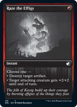 Image for Raze the Effigy (156) (Innistrad: Double Feature) - Magic: The Gathering