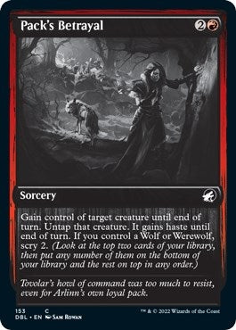 Image for Pack's Betrayal (153) (Innistrad: Double Feature) - Magic: The Gathering