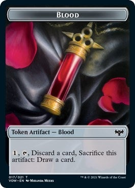 Image for Blood // Slug Double-Sided Token (17 // 6) (Innistrad: Crimson Vow) - Magic: The Gathering