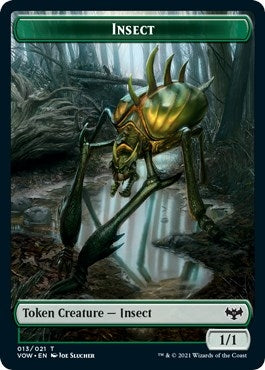 Image for Insect // Treasure Double-Sided Token (13 // 18) (Innistrad: Crimson Vow) - Magic: The Gathering