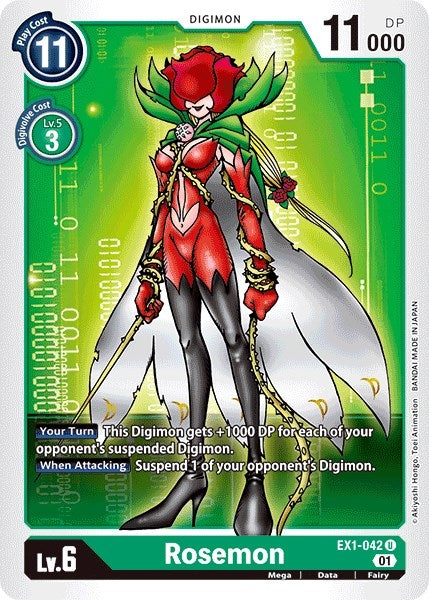 Image for Rosemon (EX1-042 U) (Classic Collection) - Digimon Card Game