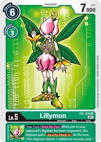 Image for Lillymon (EX1-039 U) (Classic Collection) - Digimon Card Game