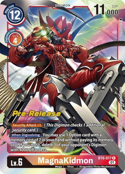 Image for MagnaKidmon (BT6-017 R) (Double Diamond Pre-Release Cards) - Digimon Card Game