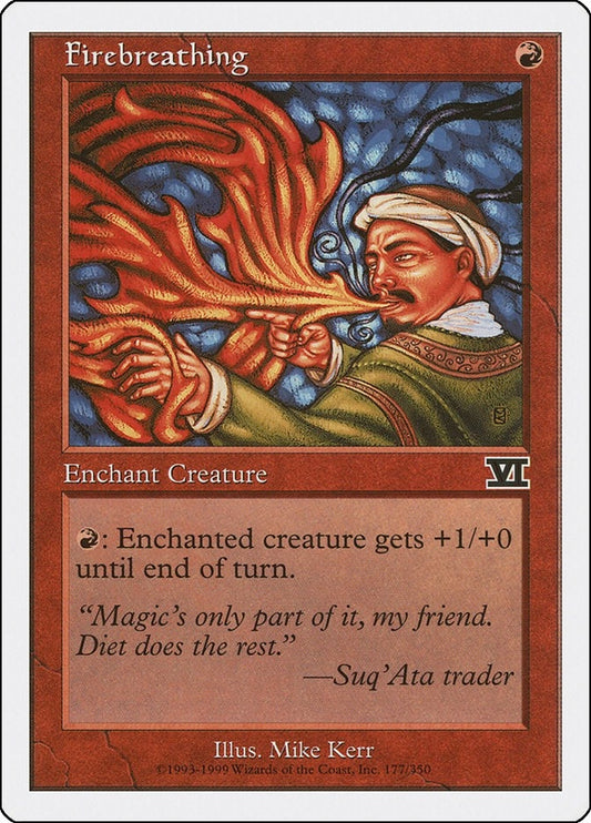 Image for Firebreathing (177) (Classic Sixth Edition) - Magic: The Gathering