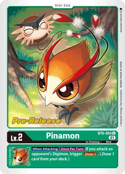 Image for Pinamon (BT6-004 U) (Double Diamond Pre-Release Cards) - Digimon Card Game