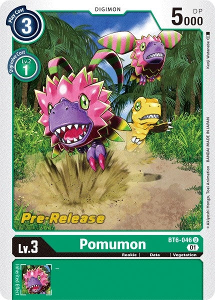 Image for Pomumon (BT6-046 U) (Double Diamond Pre-Release Cards) - Digimon Card Game