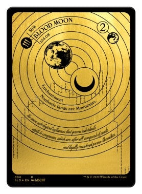 Image for Blood Moon (Foil Etched) (Gold) (366) (Secret Lair Drop Series) - Magic: The Gathering