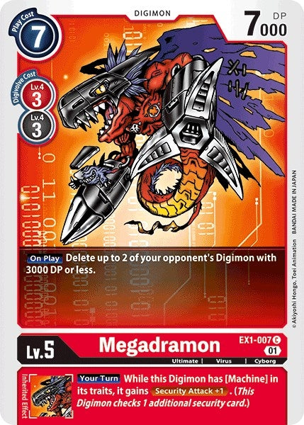 Image for Megadramon (EX1-007 C) (Classic Collection) - Digimon Card Game