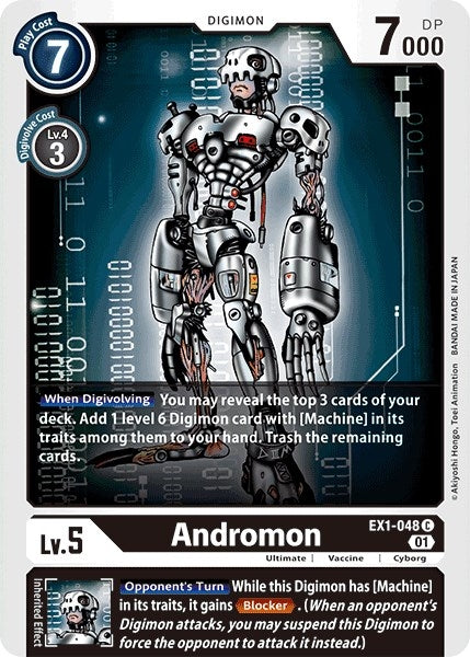 Image for Andromon (EX1-048 C) (Classic Collection) - Digimon Card Game
