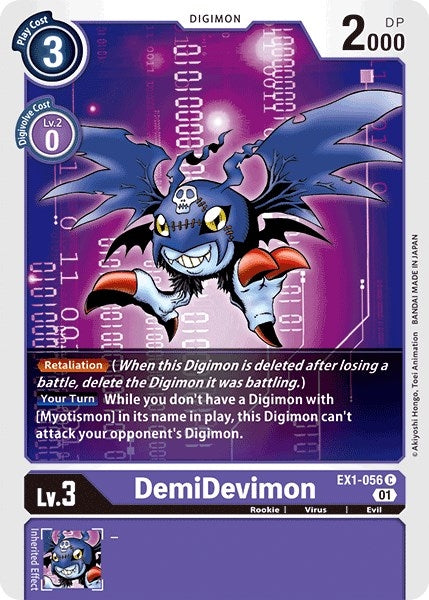 Image for DemiDevimon (EX1-056 C) (Classic Collection) - Digimon Card Game