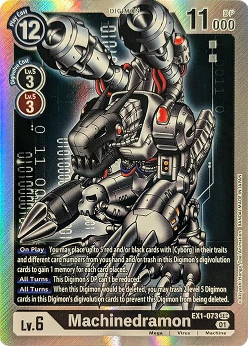 Image for Machinedramon (EX1-073 SEC) (Classic Collection) - Digimon Card Game