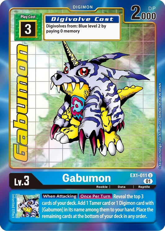 Image for Gabumon (Alternate Art) (EX1-011 U) (Classic Collection) - Digimon Card Game