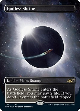Image for Godless Shrine (Borderless) (282) (Unfinity) - Magic: The Gathering
