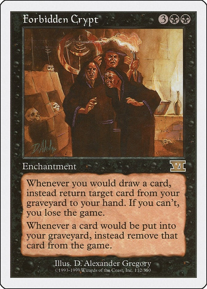 Image for Forbidden Crypt (132) (Classic Sixth Edition) - Magic: The Gathering