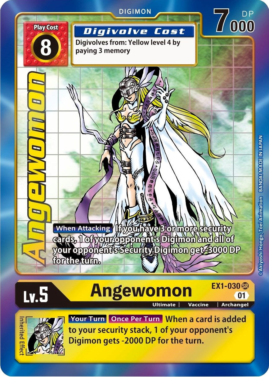 Image for Angewomon (Alternate Art) (EX1-030 SR) (Classic Collection) - Digimon Card Game