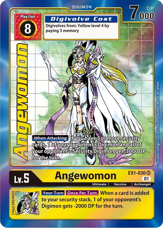 Image for Angewomon (Alternate Art) (EX1-030 SR) (Classic Collection) - Digimon Card Game
